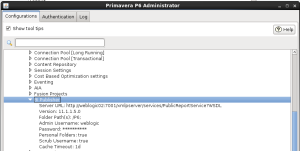 Primavera Administrator Settings BI Publisher