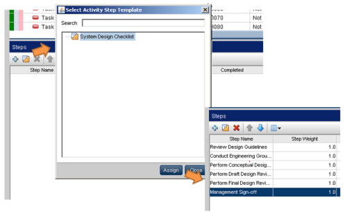  Step Templates verwenden 