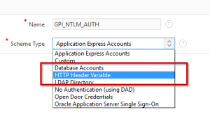 Authentication Schemes anlegen