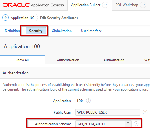  Authentication Schemes überprüfen 